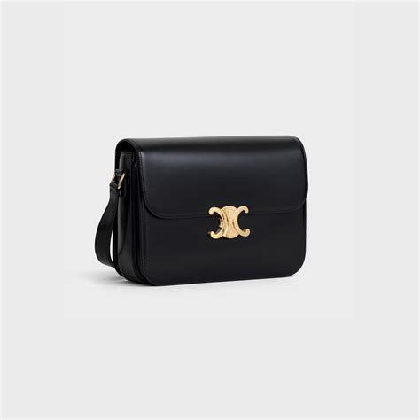 sac celine triomphe noir|sac triomphe femme.